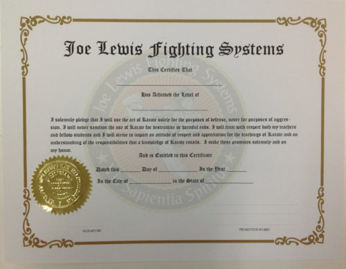 Under Black Official Certificate (10 pack)